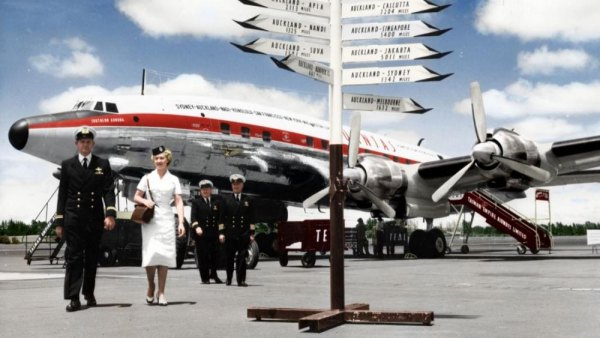 Why Have Hudson and RIOC Teamed Up To Snub Main Street Retail? Archival image of directional signage in Australia around the time Governor Cuomo, RIOC's boss, was born and women were expected to cover up their knees.